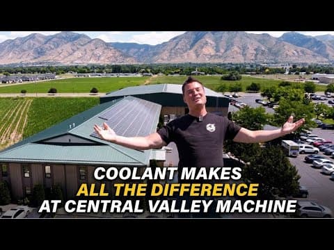 We Found the ULTIMATE Coolant Setup at Central Valley Machine!